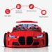 Luxury Premium Gtx Kids Racing RED Car Beds with Lights and Sounds